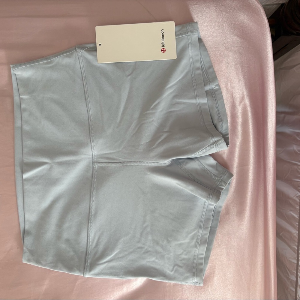 lululemon athletica Women's Sky Blue Bike Shorts